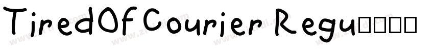 TiredOfCourier Regu字体转换